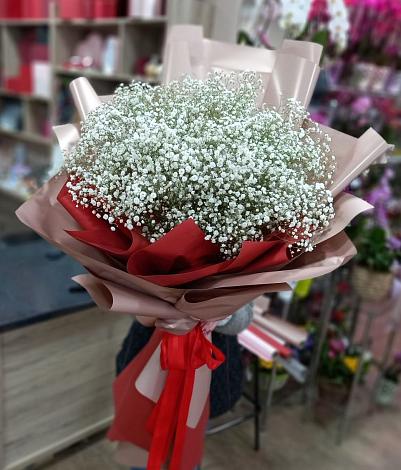 Букет цветов из: Гипсофила в Ныроб