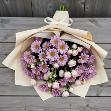 Букет цветов из:  Розы и Хризантемы в Ныроб