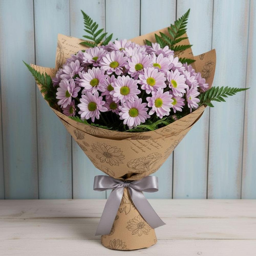 Букет цветов из: Хризантемы в Ныроб