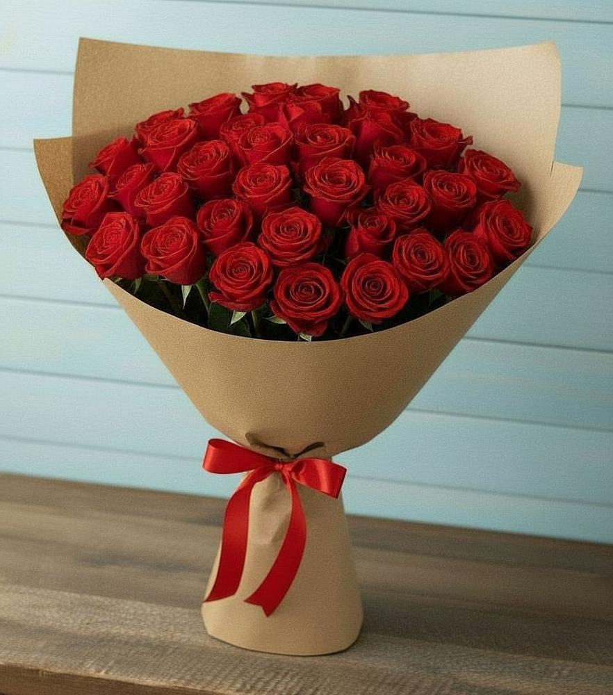 Букет Красные розы Милано в Ныроб