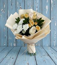 Букет цветов из:  Розы и Хризантемы #REPLACE_PRED# Ныроб