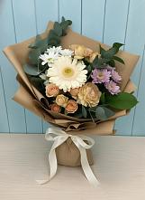 Букет цветов из:  Герберы и Хризантемы #REPLACE_PRED# Ныроб