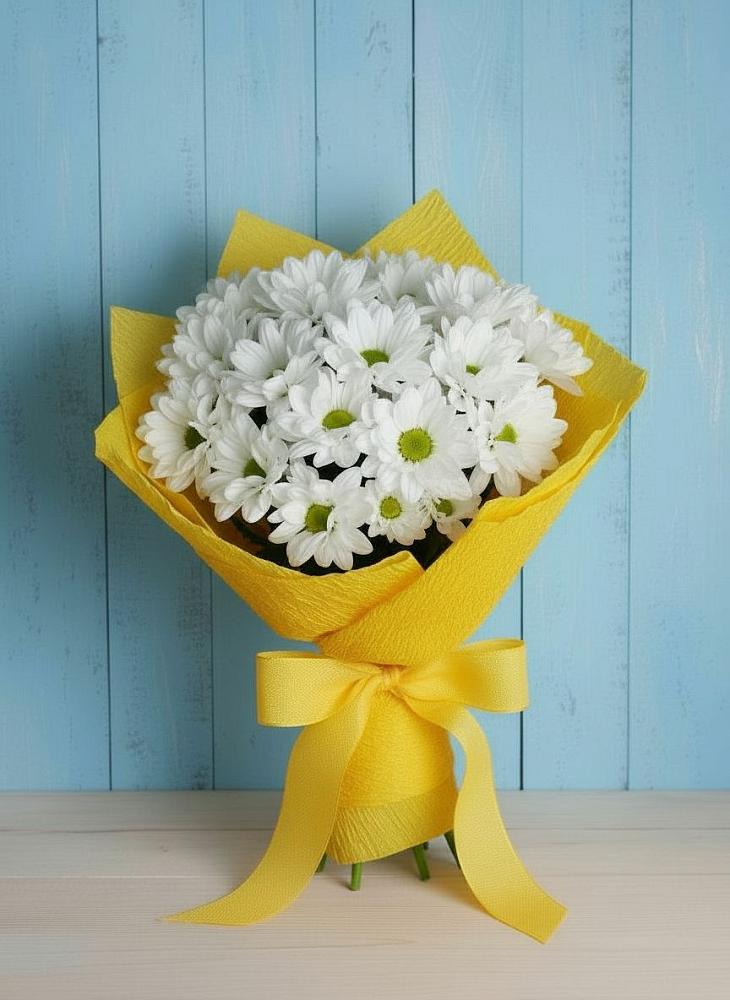 Букет цветов из: Хризантемы в Ныроб